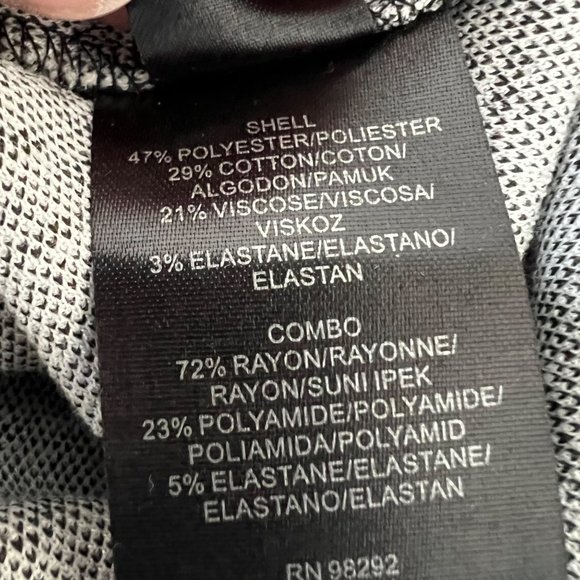 Tibi Womens Snow Leopard Knit Tank Dress Black White Sleeveless Sheath size 2 - Picture 11 of 13